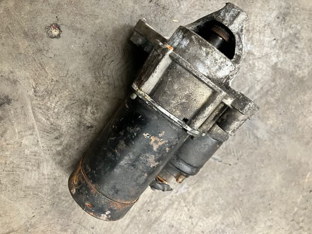 starter motor replacement